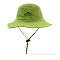 Emroidered polyester bucket hat